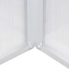 Aluminium Greenhouse 2 Sections with Hollow Panel