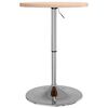 vidaXL Bar Table &Oslash;50x90.5 cm Solid Wood Oak