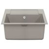 vidaXL Sink Grey 780 x 500 mm 80% Quartz and 20% Resin