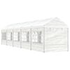 vidaXL Gazebo with Roof White 11.15x2.28x2.69 m Polyethylene