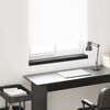 vidaXL Window Sill Black with Wood Grain 60 x 15 x 4.5 cm PVC