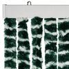 vidaXL Insect Curtain Green and White 100x220 cm Chenille