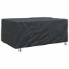 vidaXL Furniture Cover Plain Black 220 x 150 x 85 cm 210D