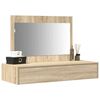 vidaXL Dressing Table Brown 100 x 40 x 70 cm Engineered Wood
