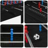 vidaXL Foosball Table Black Oak 125 x 60.5 x 80 cm Engineered Wood