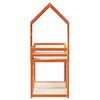 vidaXL Bunk Bed without Mattress Wax Brown 90x190 cm Single Solid Wood Pine