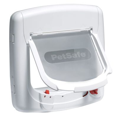 PetSafe Magnetic 4-Way Cat Flap Deluxe 400 White