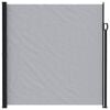 vidaXL Retractable Side Awning Grey 600 x 220 cm Polyester