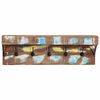 vidaXL Coat Rack with Shelf Brown 73 x 19 x 23 cm Solid Reclaim wood