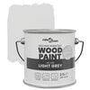 vidaXL Wood Paint Grey 16.5 x 16.5 x 16 cm Wall Print