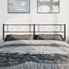 vidaXL Metal Replace Headboard Black 180 cm