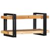 vidaXL Wall Shelf 70x33x35 cm Solid Wood Acacia