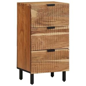 vidaXL Sideboard Natural 40 x 33.5 x 75 cm Solid Acacia Wood