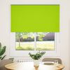 vidaXL Roller Blind Blackout Leaves Green 130x150 cm Fabric Width 126.6 cm Polyester
