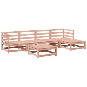 vidaXL 6 Piece Garden Sofa Set Solid Wood Douglas Fir