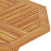 vidaXL Folding Garden Table 85x85x76 cm Solid Teak Wood