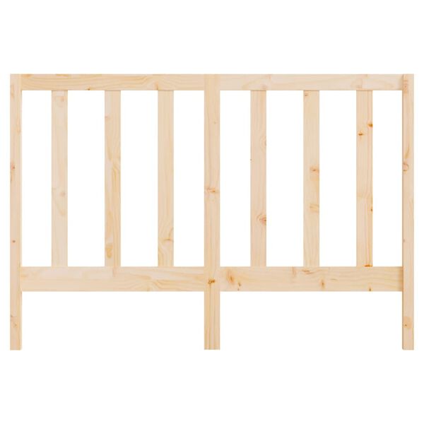 vidaXL Bed Headboard 156x4x100 cm Solid Wood Pine