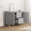 vidaXL Sideboard Grey Sonoma 103.5x35x70 cm Engineered Wood