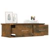 vidaXL Wall Cabinet Smoked Oak 60x26x18.5 cm Engineered Wood