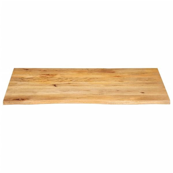 vidaXL Table Top Live Edge 110x60x2.5 cm Solid Wood Mango