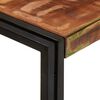 vidaXL Nesting Table 3 pcs Brown and black Solid reclaimed wood