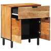 vidaXL Bed Cabinet Brown 50 x 33 x 60 cm Solid Acacia Wood
