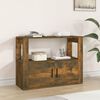 vidaXL Sideboard Smoked Oak 80x30x60 cm Engineered Wood