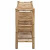 vidaXL Shoe Rack with Shelf Natural 68 x 28 x 63 cm Bamboo
