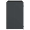 vidaXL Wheelie Bin Storage for 2 Bins Anthracite 136 x 77.5 x 121.5 cm