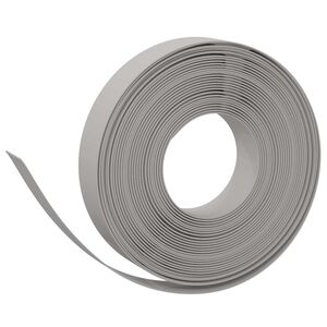 vidaXL Garden Edging 25 m 10 cm PE Grey