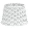 vidaXL Lamp Shade White &Oslash;40x26 cm Wicker