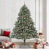 vidaXL Artificial Christmas Tree with 300 LEDs with Stand Green 240 cm
