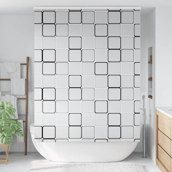 vidaXL Shower Roller Blind with Cassette 160x240 cm Fabric Width 156 cm