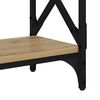 vidaXL Console Table Artisan Oak 100 x 28 x 80.5 cm Engineered Wood
