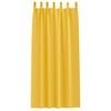 vidaXL Blackout Curtains with Rings 2 pcs Mustard Yellow 225 x 140 cm