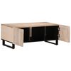 vidaXL Coffee Table White 100x55x40 cm Solid Wood Mango
