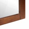 vidaXL Mirror Brown and silver 50 x 70 cm Solid Mango wood, glass