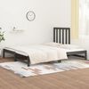 vidaXL Pull-out Day Bed without Mattress Grey 2x(90x200) cm