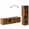 vidaXL TV Cabinet Set 4 pcs Brown 37 x 37 x 142.5 cm Engineered Wood