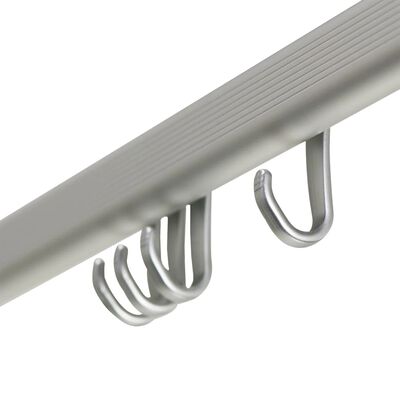 Sealskin Shower Curtain Rail Set Easy-Roll Aluminium