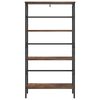 vidaXL Bookshelf Smoked Oak 60 x 29.5 x 115 cm Engineered Wood