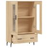 vidaXL Highboard Sonoma Oak 69.5x31x115 cm Engineered Wood