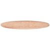 vidaXL Round Table Top ??70x1.5 cm Solid Wood Oak