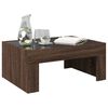 vidaXL Coffee Table with Infinity LED Brown Oak 70x50x30 cm