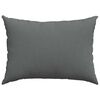 vidaXL Sofa Pillows 2 pcs Dark Grey 70 x 50 cm Fabric