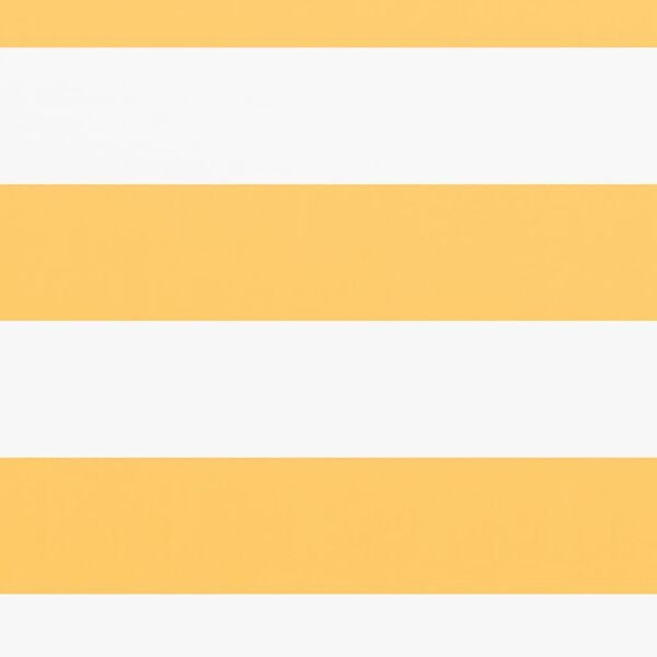 vidaXL Balcony Screen White and Yellow 75x400 cm Oxford Fabric