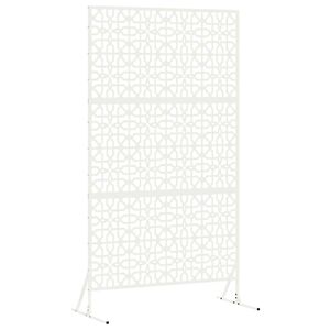 vidaXL Privacy Screen 100 x 50 x 180 cm Steel White