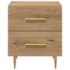 vidaXL Bedside Cabinet Artisan Oak 40 x 35 x 47.5 cm Engineered Wood