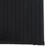 vidaXL Rug Square Black100x100 cm Bamboo