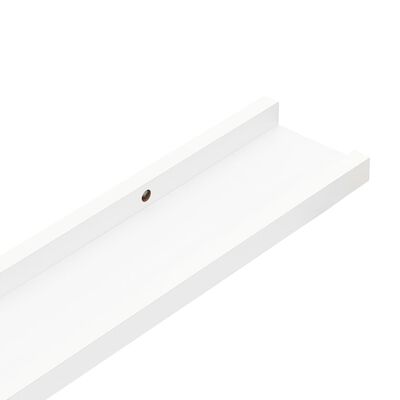 vidaXL Wall Shelves 4 pcs White 115x9x3 cm